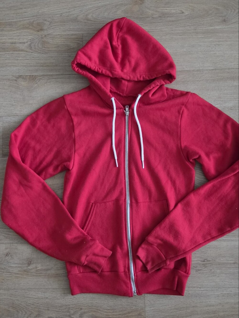 American Apparel Red Zipup